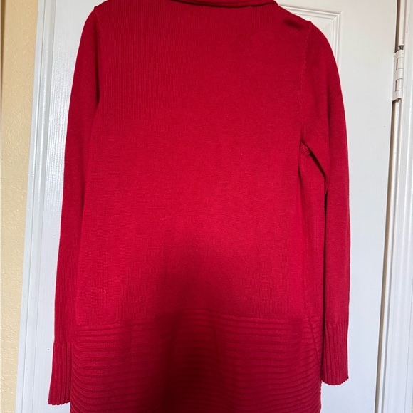 Chicos Cardigan Red Size 1 New with tags - Picture 3 of 3